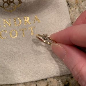 Kendra Scott 14K Diamond ring